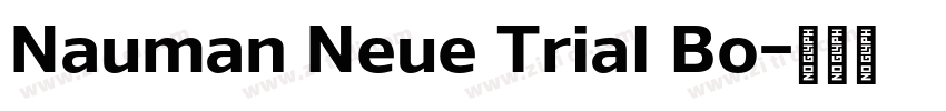 Nauman Neue Trial Bo字体转换